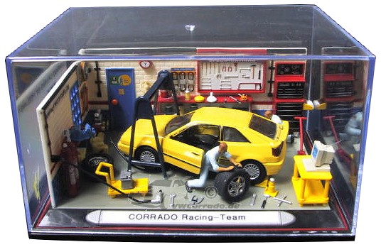 Corrado Modellauto in der Werkstatt